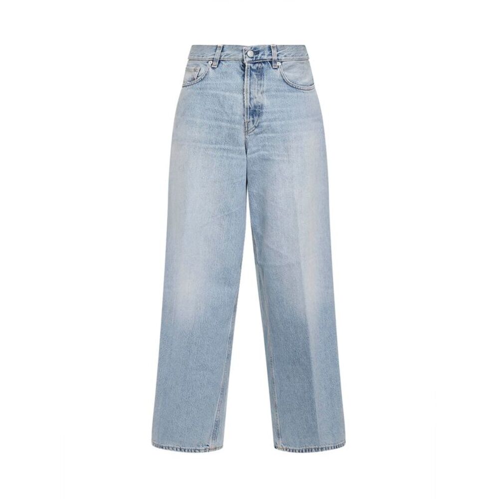 Haikure Women Light Blue Cotton Denim Bethany Boyfriend Jeans